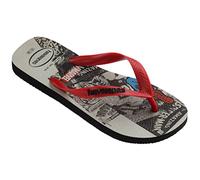 Havaianas - Top Marvel Classics, Comfortable, Lightweight and Durable Flip-Flops, Marvel Superhero Comic Print, Child