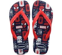 Havaianas - Top Marvel Logomania, bequeme, leichte und strapazierfähige Flip-Flops mit Aufdruck der legendären Marvel-Superhelden, Herren