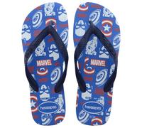 Havaianas - Top Marvel Logomania, bequeme, leichte und strapazierfähige Flip-Flops mit Aufdruck der legendären Marvel-Superhelden, Herren
