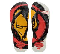 Havaianas - Top Marvel Logomania, bequeme, leichte und strapazierfähige Flip-Flops mit Aufdruck der legendären Marvel-Superhelden, Herren