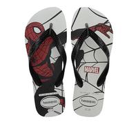 Havaianas Top Marvel Logomania, White-Black, 10-11