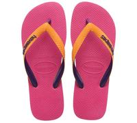Havaianas - Top Mix, Bequeme, Robuste und Leichte Badelatschen mit Brasilianischer Flagge, Zweifarbigen Riemen und Rutschfesten Sohlen, Unisex Erwachsene