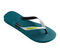 Havaianas - Top Mix, Bequeme, Robuste und Leichte Badelatschen mit Brasilianischer Flagge, Zweifarbigen Riemen und Rutschfesten Sohlen, Unisex Erwachsene