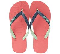 Havaianas - Top Mix, Bequeme, Robuste und Leichte Badelatschen mit Brasilianischer Flagge, Zweifarbigen Riemen und Rutschfesten Sohlen, Unisex Erwachsene