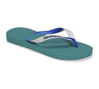 Havaianas - Top Mix, Bequeme, Robuste und Leichte Badelatschen mit Brasilianischer Flagge, Zweifarbigen Riemen und Rutschfesten Sohlen, Unisex Erwachsene