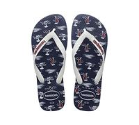 Havaianas - Top Nautical, bequeme, leichte und vielseitige Flip-Flops, Design im Marinestil, breite Riemen, Herren