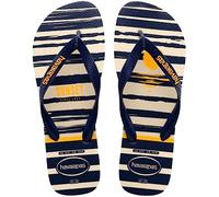 Havaianas - Top Nautical, bequeme, leichte und vielseitige Flip-Flops, Design im Marinestil, breite Riemen, Herren