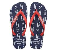 Havaianas Top Nautical Herren-flip-flops In Marineblau Und Rot 4137126-navyredruby Rot;Print;Dunkelblau 40;39