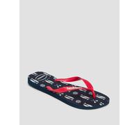 Havaianas Top Nautical Herren-flip-flops In Marineblau Und Rot 4137126-navyredruby Rot;Print;Dunkelblau 42;41