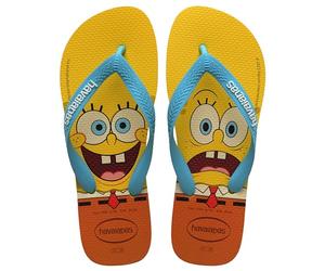 Havaianas Top Spongebob, Flip Flop Unisex Adults, Citrus Yellow, 34 EU