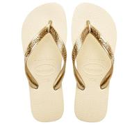 Havaianas Top Tiras Sense Damen's Chic Upgrade Earthy Toned Sandals (Beige, EU 41/42)