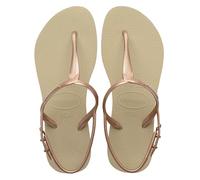 Havaianas - Twist, bequeme, modische und vielseitige Sandalen, verstellbare Schnalle an den Seiten, T-Riemen mit Metallic-Finish, rutschfeste Sohle, für Damen