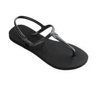 Havaianas Twist (Mini Me) Flache Sandale, Black, 29/30