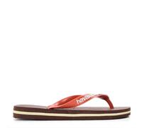 Havaianas Unisex Brasil Logo Flip-Flops, Dark Brown Ceramic, 35/36 EU