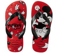 Havaianas Unisex Kid's Top Disney Flip-Flop, Ruby Red Black, 25-26 EU