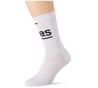 Havaianas Unisex Logo Socken, weiß/schwarz, S