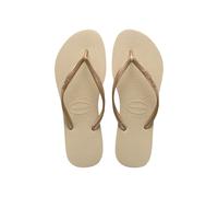 Havaianas - Zehensandalen Slim Metallic F - beige - Größe 39 - 40