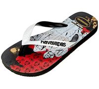 Havaianas Unisex Top Netflix Flipflop, Black/White, 33/34 EU