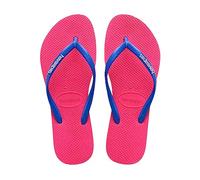 Havaianas Women's Slim Logo Flip Flops, Pink Electric, 33/34 EU