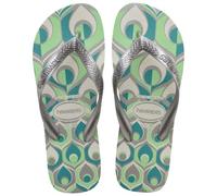 Havaianas Damen Spring Flip Flops, Weiß, Silber, Blau, Grün, 33/34 EU