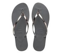 Havaianas - You Metallic, Bequeme, stylische und vielseitige Sandalen, Dünne Riemen mit Metallic-Finish, Kleiner Absatz, für Damen