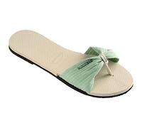 Havaianas You St Tropez Basic, Zehentrenner Damen, Beige Mineral Green, 33/34 EU