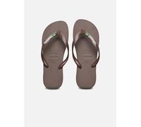 Havaianas Men's Brazil Logo Dark Brown/white 45/46