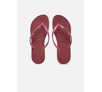 Havaianas - Zehensandalen Hav. Slim Logo Metallic W - Bordeaux - Größe 37 - 38