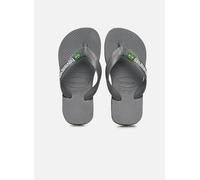 Havaianas - Zehensandalen Kids Brasil Logo - grau - Größe 27 - 28
