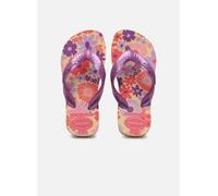 Havaianas - Kids Flores, bequeme, langlebige und witzige Flip-Flops, Sohle mit Blumenmuster, Metallic-Riemen und rutschfeste Sohle, Mädchen