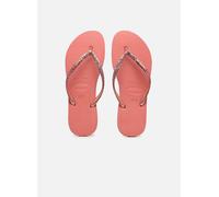 Havaianas - Zehensandalen Slim Glitter II W - Rosa - Größe 41 - 42