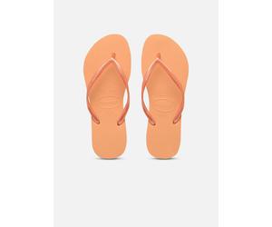 Havaianas - Zehensandalen Slim Metallic F - Orange - Größe 37 - 38