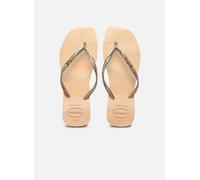 Havaianas - Zehensandalen Slim Square Glitter Party - beige - Größe 41 - 42