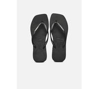 Havaianas - Zehensandalen Slim Square Logo Metallic - Schwarz - Größe 37 - 38