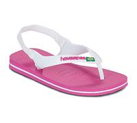 Havaianas Zehentrenner für Kinder BABY BRASIL LOGO II in Rosa 22