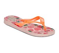 Havaianas - Kids Flores, Bequeme, Strapazierfähige und Verspielte Flip-Flops, Sohle mit Blumenmuster, Metallische Riemen und Rutschfeste Sohle, Mädchen