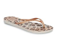 Havaianas Slim Animals Flip-flops Für Damen In Beige Und Gold 4103352-beigebeige Beige;Print;Golden 36;35