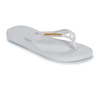 Havaianas Zehentrenner TOP LOGO METALLIC in Weiss 35 / 36