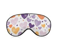 Have A Lot of Heart Eye Maske, Side Sleeping Mask Light Blindfold Sleeping Mask Nose Pad and Elastic Band for Children Women and Men