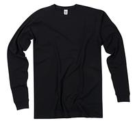 Have It Tall Mens Stretch Cotton Long Sleeve T-Shirt, Herren Long-Shirt Langarm Baumwolle Stretch