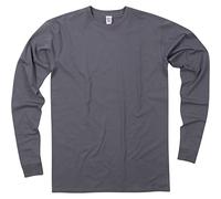 Have It Tall Mens Stretch Cotton Long Sleeve T-Shirt, Herren Long-Shirt Langarm Baumwolle Stretch