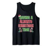 Having A Alberto Christmas Time Familientreffen Name Tank Top