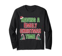 Having A Emely Christmas Time Familientreffen Name Langarmshirt