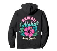Hawaii Aloha Surf Queen Tropical Hibiscus Tee für Damen Pullover Hoodie