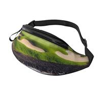 Hawaii Beach Golfplatz-Gürteltasche für Männer und Frauen, modisch, Laufen, Hüfttasche, wasserdicht, Crossbody-Tasche, Überall, Gürteltasche mit verstellbarem Riemen, Sport-Hüfttasche für Reisen