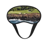 Hawaii Beach Golfplatz-Schlafmaske, Augen-Schlafmaske für Damen und Herren, für totale Dunkelheit, reduziert geschwollene Augenmaske