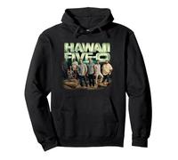 Hawaii Five-O Cast Pullover Hoodie, Unisex für Erwachsene, Schwarz, M