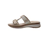 Ara Pantolette HAWAII Damen mit Klett Sand Metallic Größe 41