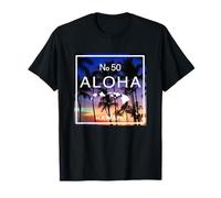 Hawaiian Island Sunset - Aloha Nr. 50 Palm Tree Paradise T-Shirt