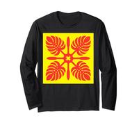 Hawaiianisches Steppmuster Royal Hawaii Ali'I Island Heritage Langarmshirt